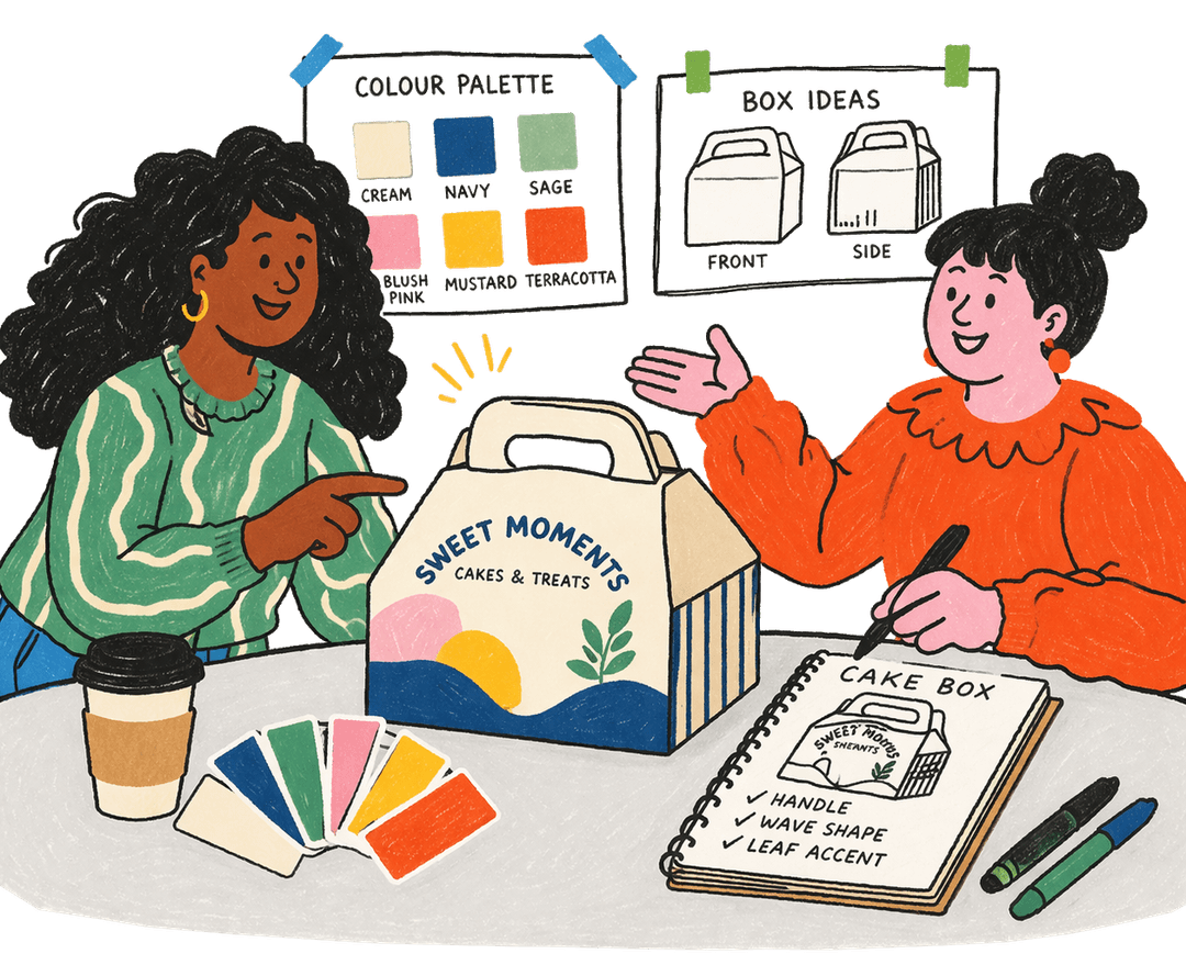 Our team designs your packaging